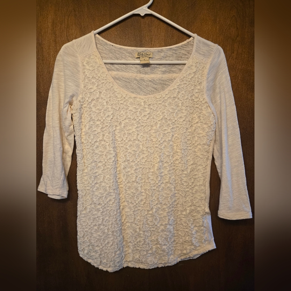 Lucky Brand Lacy Shirt, S